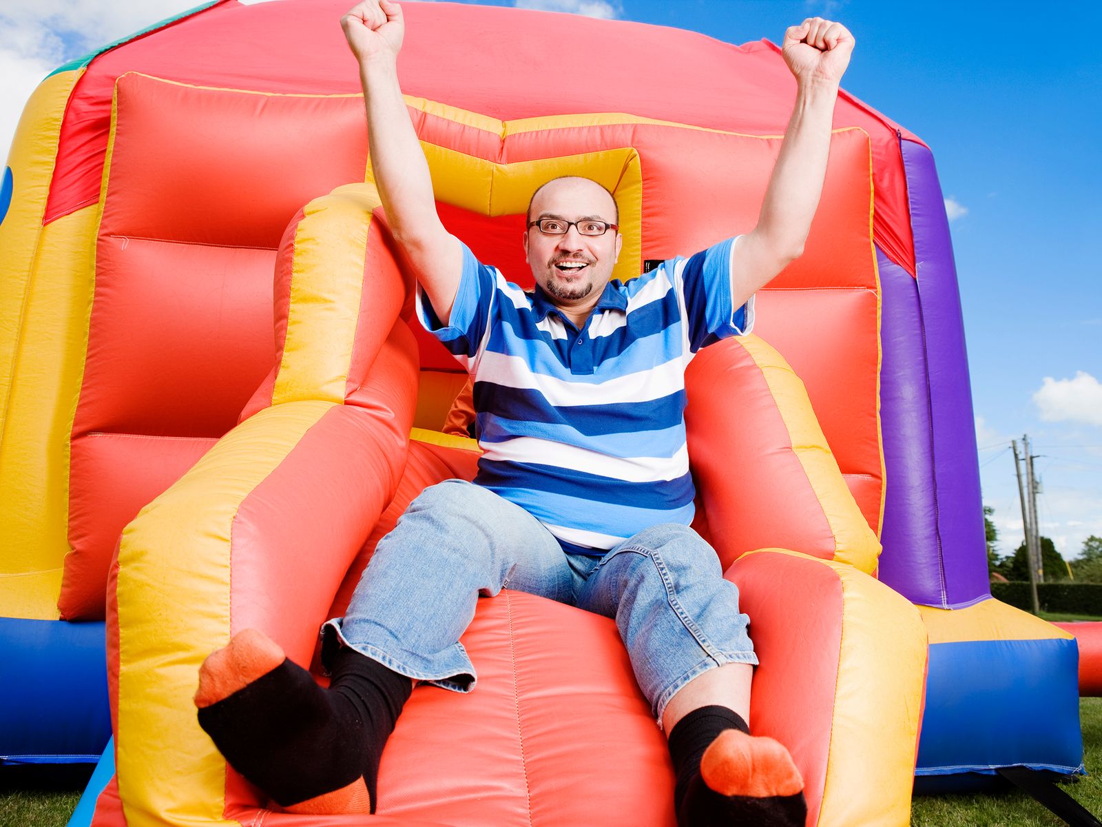 Why I Left the City and Moved My Family Into an Inflatable Bounce House