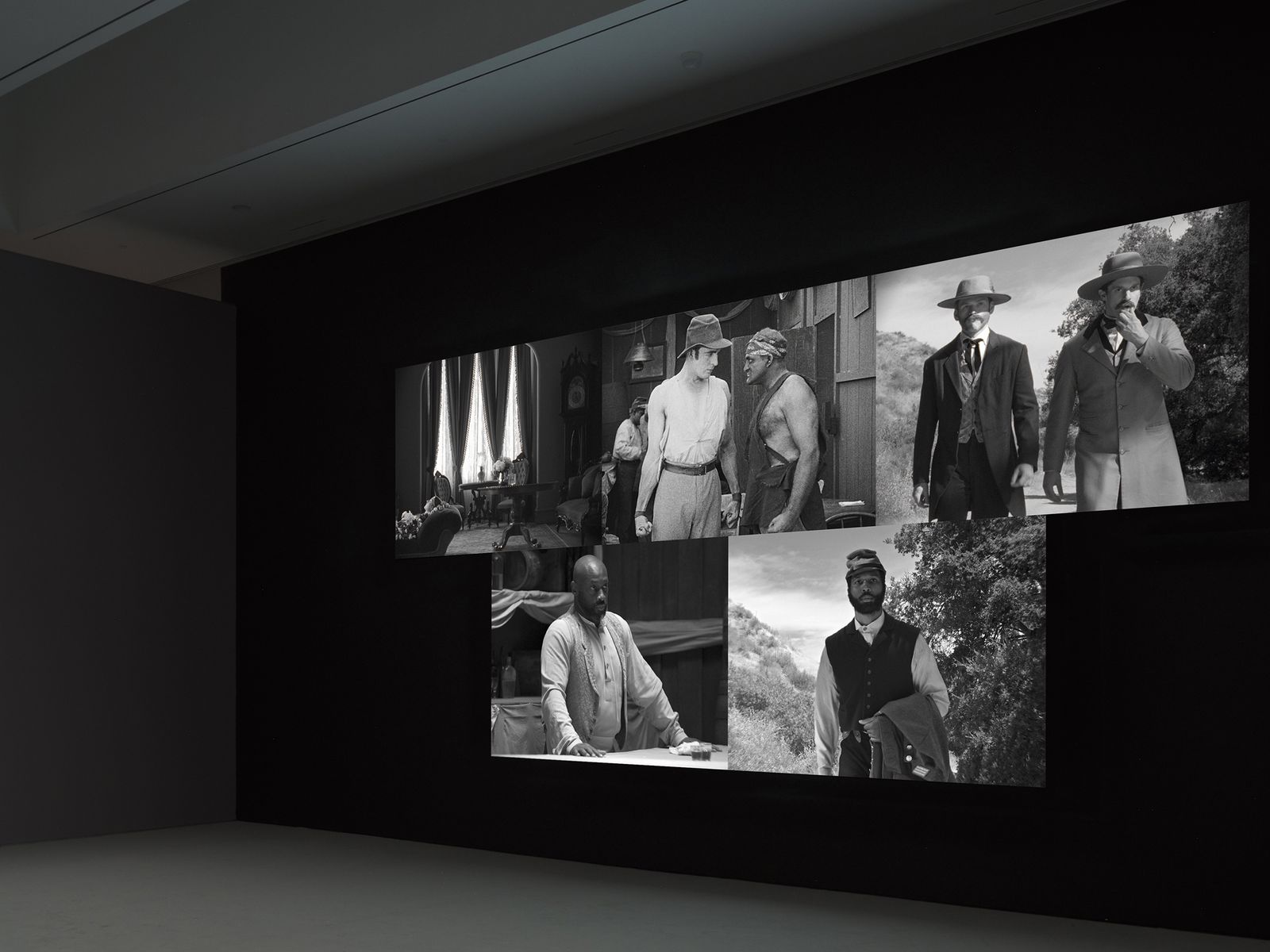 Installation view of the show “Birth of a Nation.”